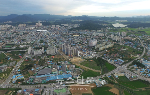 아산시 전경