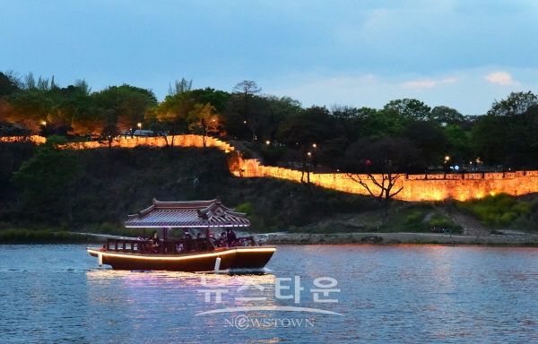 운항 중인 김시민호