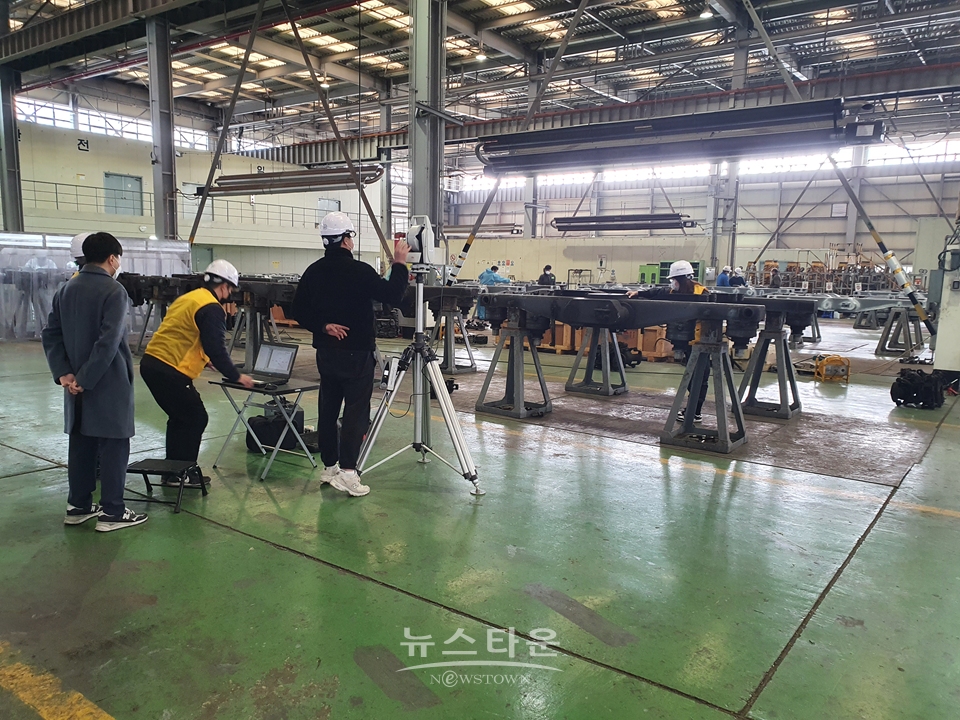 대구도시철도 대차 치수측정 검사