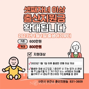 출산지원금 지원사업