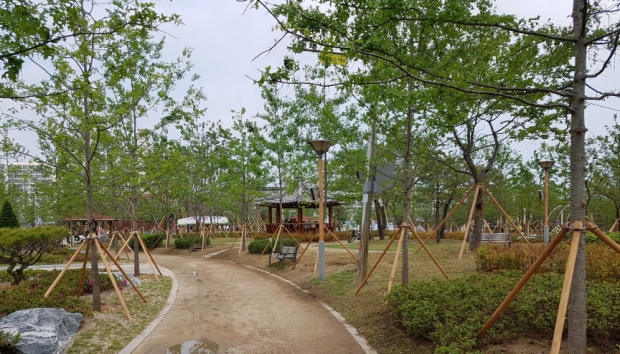 연일근린공원 전경