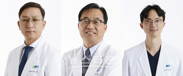 사진) 좌측부터 전섭, 백무준, 길효욱 교수