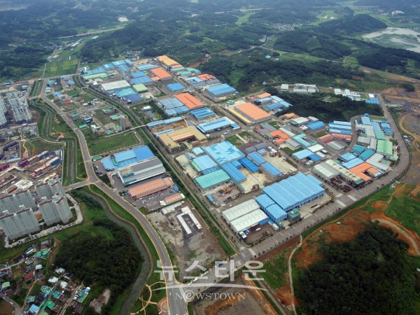 정촌산단 전경