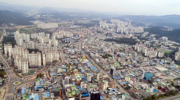 공주 신관.금흥동 일대 전경
