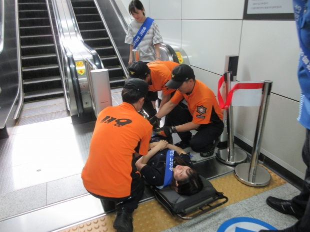 승강기 안전사고 제로화 대응훈련