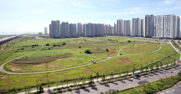 송도 R2 블록 전경