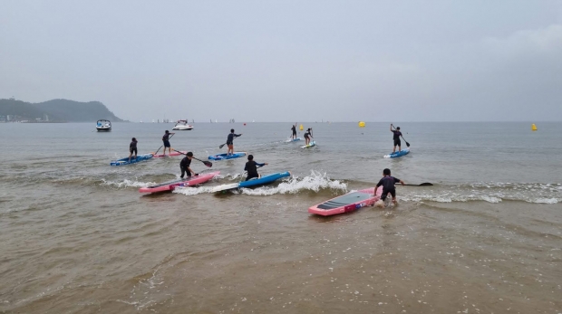 16~17일 영일대 해수욕장에서 개최된 ‘2023 포항 SUP 챔피언십’