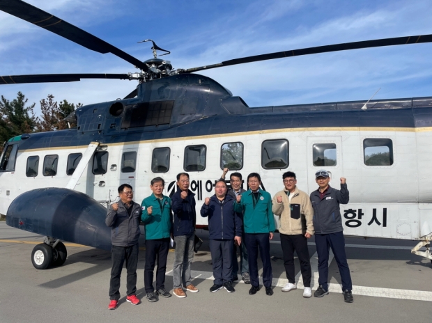 포항시와 산림청은 8일 포항시 산불진화 임차헬기를 활용해 포항시 전역을 대상으로 소나무재선충병 피해 현황 확인을 위한 합동 항공예찰을 실시했다.