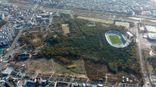 황성공원 전경