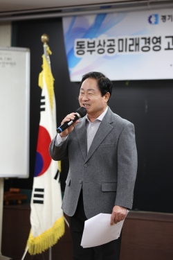 &nbsp;‘미래경영 고려대 CEO캠퍼스’ 수강생들과 소통의 시간 (주광덕시장}