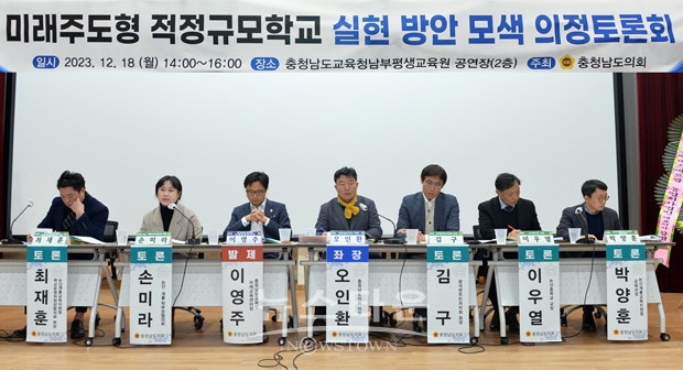 ‘미래주도형 적정규모학교 실현 방안 모색’ 의정토론회