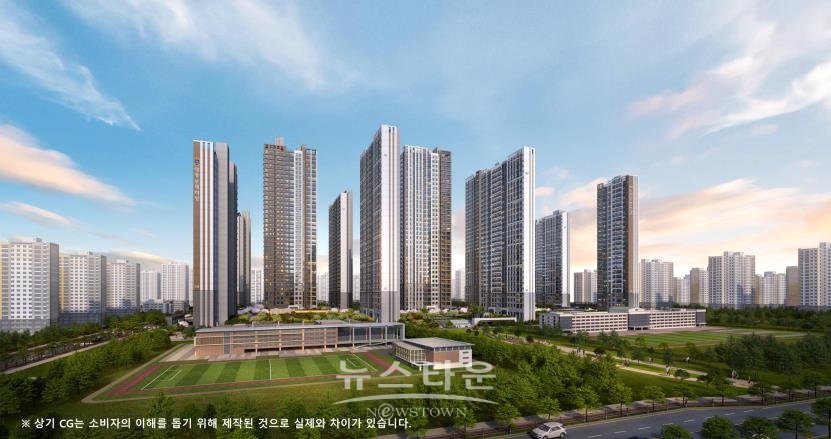 ‘브레인시티 대광로제비앙 그랜드센텀’ 투시도/대광건영
