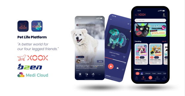 XOOX LAB이 출시한 반려동물 전용 ‘XOOX’ 앱