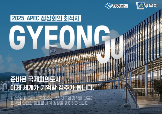 하이코 전경 APEC 정상회의 경주유치 포스터
