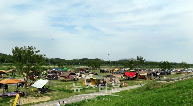 아산시곡교천야영장