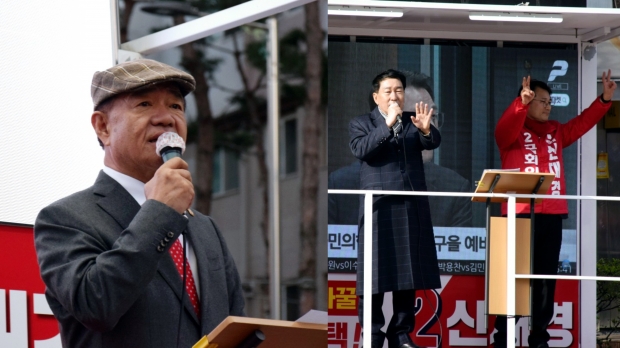 좌 박남선 우 안상수
