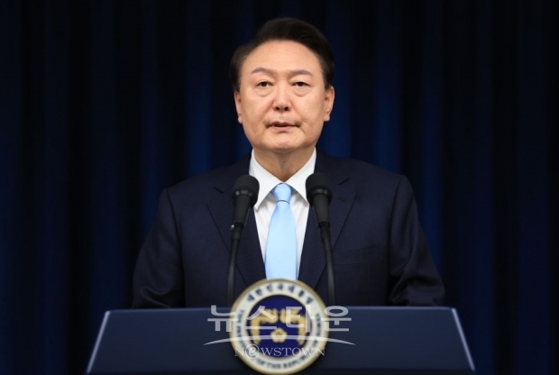 4월 1일 '국민께 드리는 말씀'을 하는 윤석열 대통령/대통령실