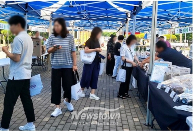 ‘아트밸리 아산’ 도시브랜드 적용, 다회용 타포린 가방