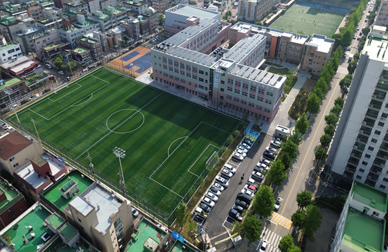 스마트미래학교 개축공사 준공(전경)