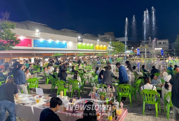 산성시장 밤마실 야시장