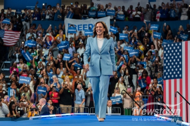 미국 민주당 대통령 후보로 공식 선출된 카멀라 해리스-Kamala Harris 부통령/사진=X(엑스,. 옛 트위터)