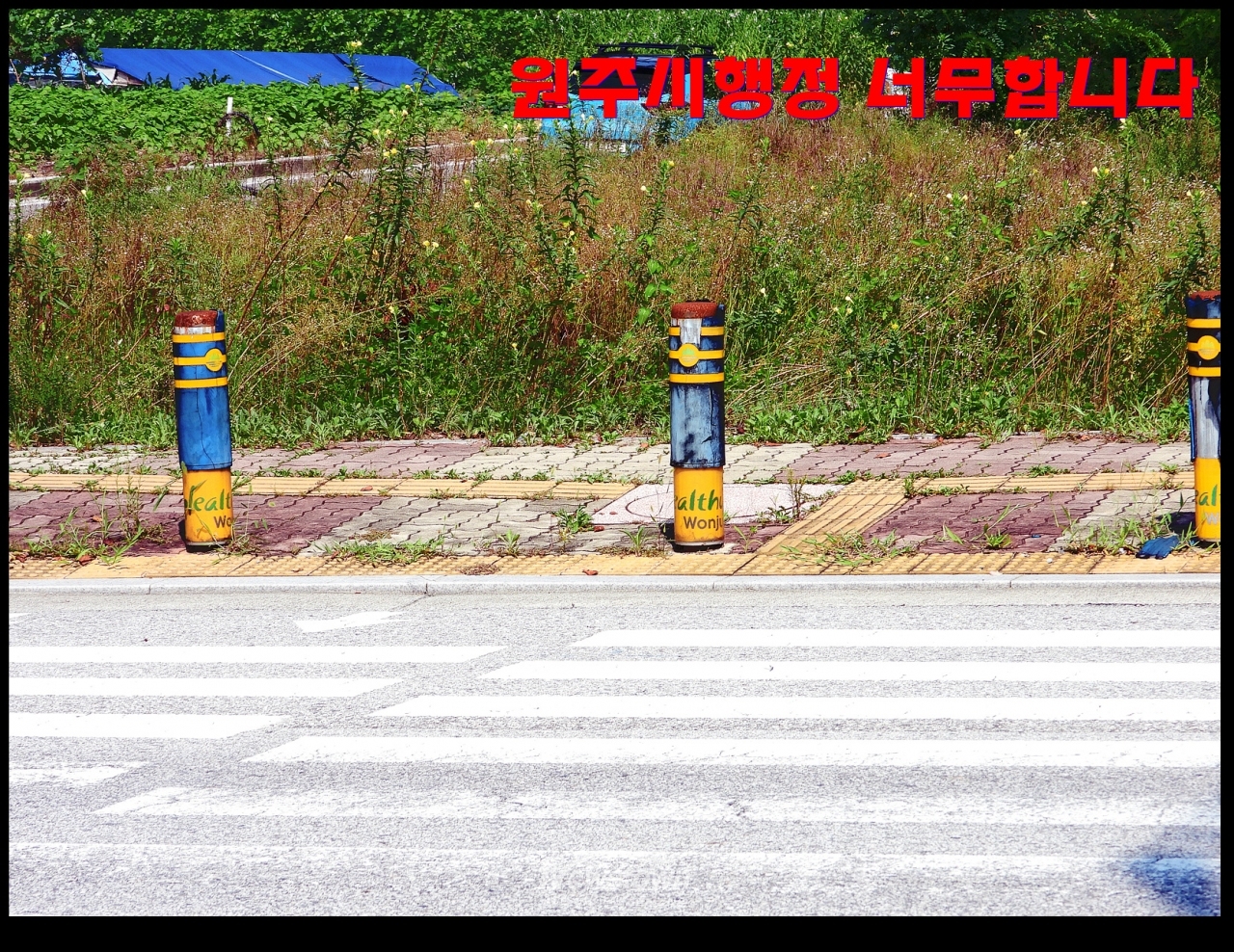원주시 탁상행정 이제는 시의원이 나설 때다