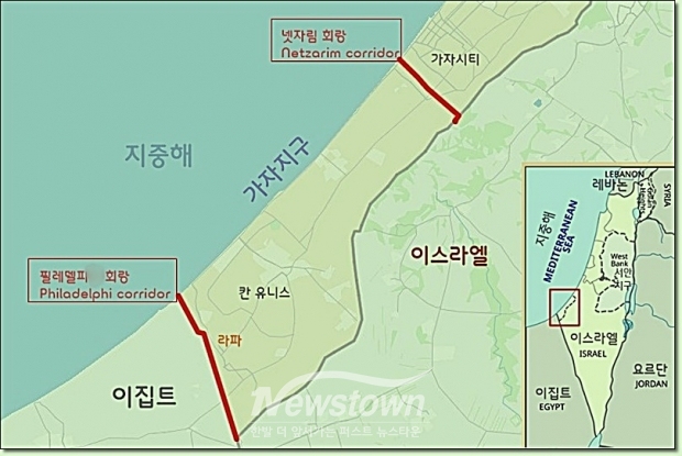 베냐민 네타냐후 이스라엘 총리는 하마스가 ‘밀수 터널’을 통해 무기고를 보충하는 것을 막기 위해 이집트 국경 지역을 통제해야 하며, 10월 이후 대체로 고립된 북부로 무장세력이 돌아오는 것을 막기 위한 "메커니즘"이 이스라엘에 필요하다고 말했다.