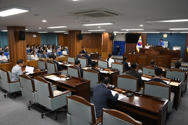 미추홀구의회 제283회 임시회 1차 본회의 전경 사진