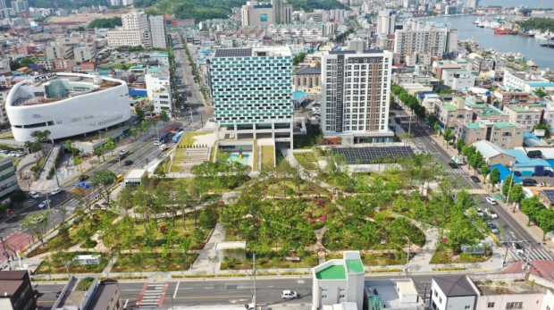 북구청도시숲 전경