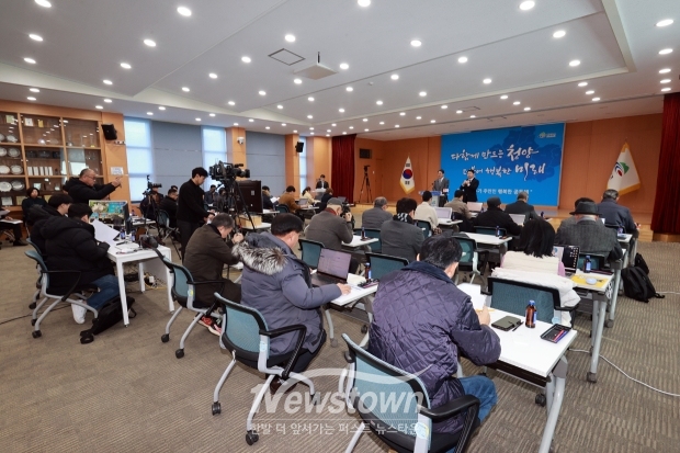 김돈곤 청양군수 12월 정례브리핑