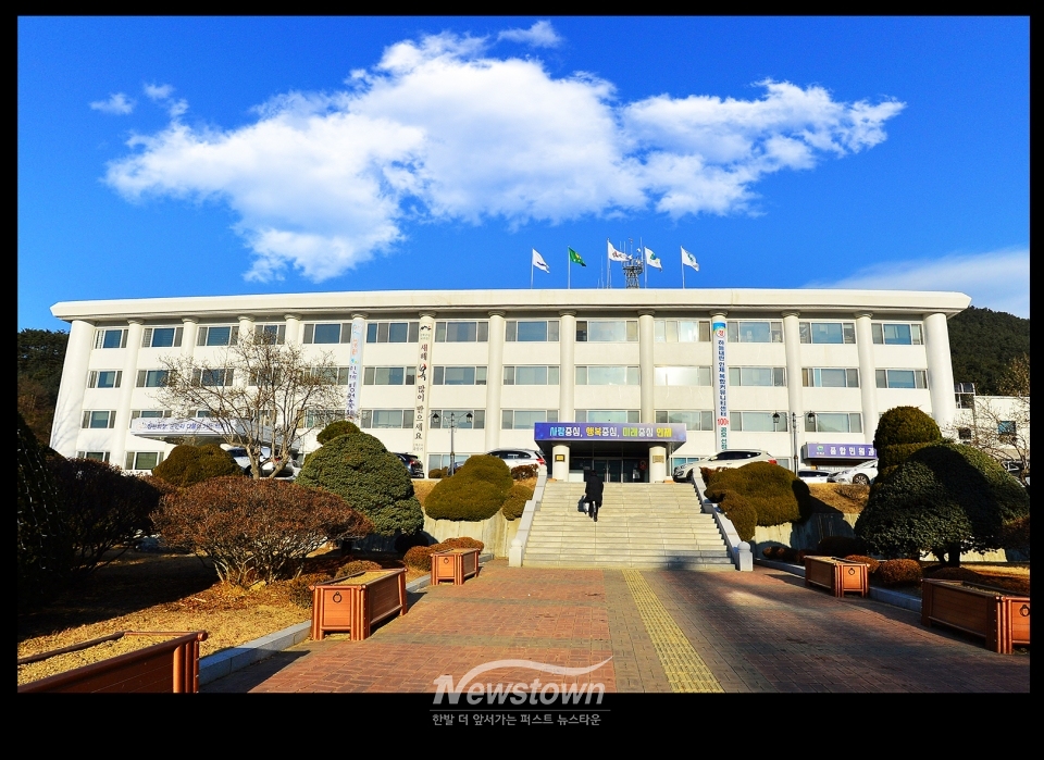 인제군청전경