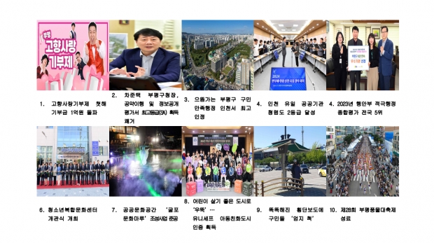 공직자가 뽑은 2024년 10대 희망뉴스 선정