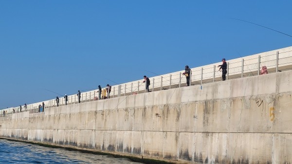 영일만항 북방파제 전경