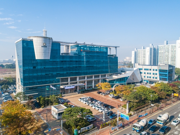 옹진군청 전경