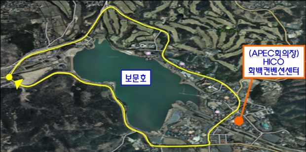 (가칭)APEC로 명예도로 구간도