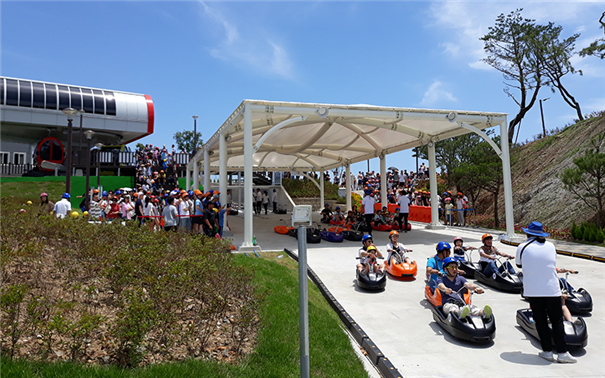 강화종합리조트 관광단지 내 루지 전경