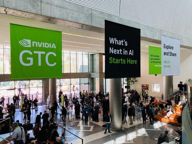NVIDIA GTC 2025 행사 전경사진