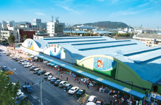 인천종합어시장 전경