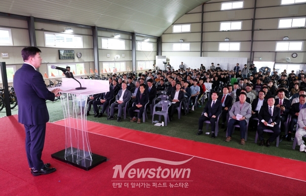 삽교천 자전거길 개통식(박정주 행정부지사)