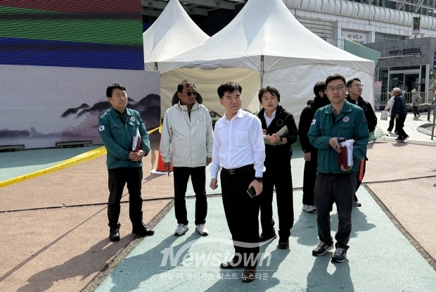 제64회 아산 성웅 이순신축제 온양온천역 일원 안전점검