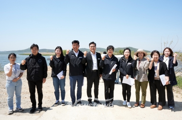 안성천(쌀조개섬) 현장 방문
