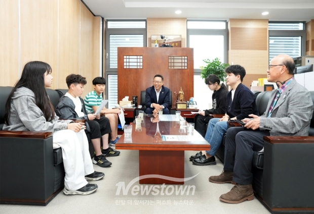 거산초등학교 시민제안서 전달 및 면담