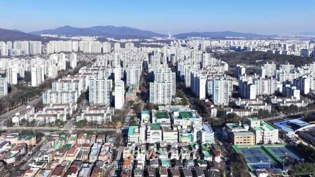 분당신도시 전경 모습/성남시