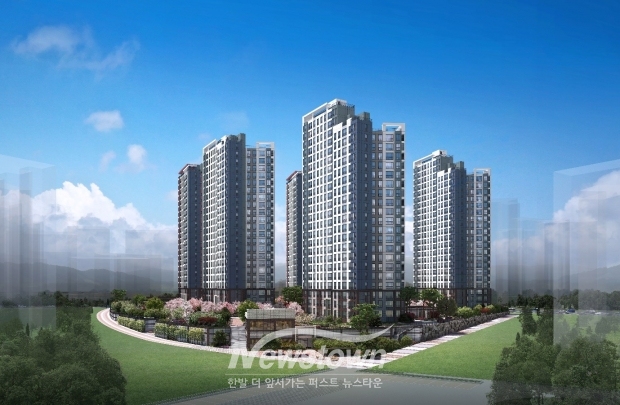 '평택 고덕 A48블록 금성백조 예미지' 투시도