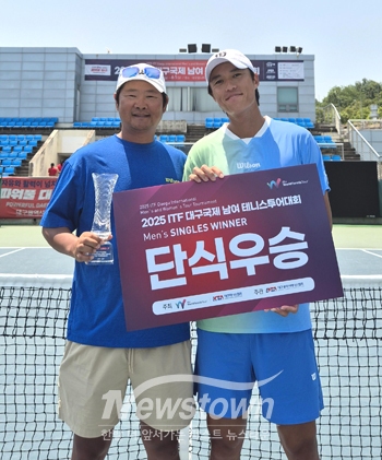 남지성 선수 개인단식 우승