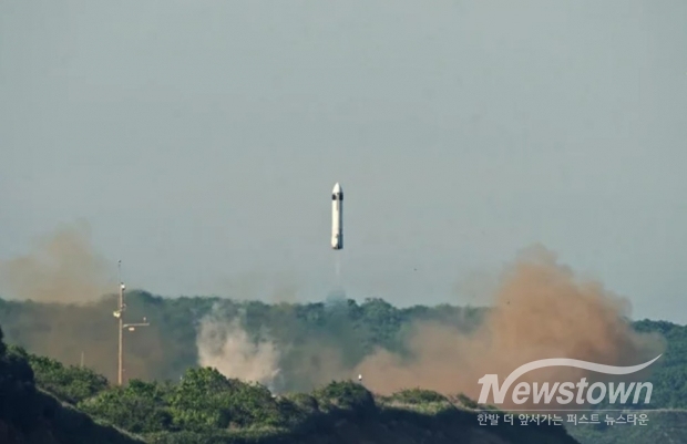 혼다의 실험용 재사용 로켓은 2025년 6월 17일 일본 북부 홋카이도에서 성공적으로 시험 발사되었다고 회사 측이 밝혔다. / 사진=Honda R&D Co. Ltd. 제공