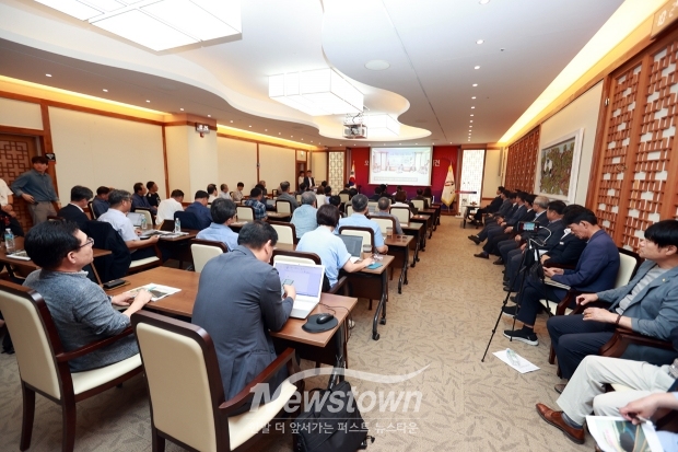 오성환 당진시장 취임 3주년 기자회견
