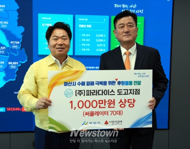 후원물품 전달식