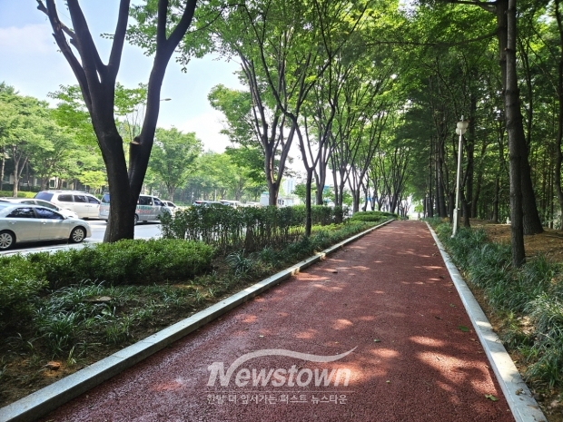 백마로 미세먼지 저감 도시숲 사업지/고양시