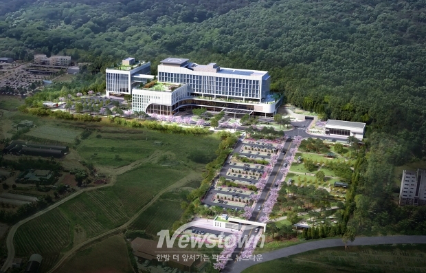 아산 경찰병원 조감도